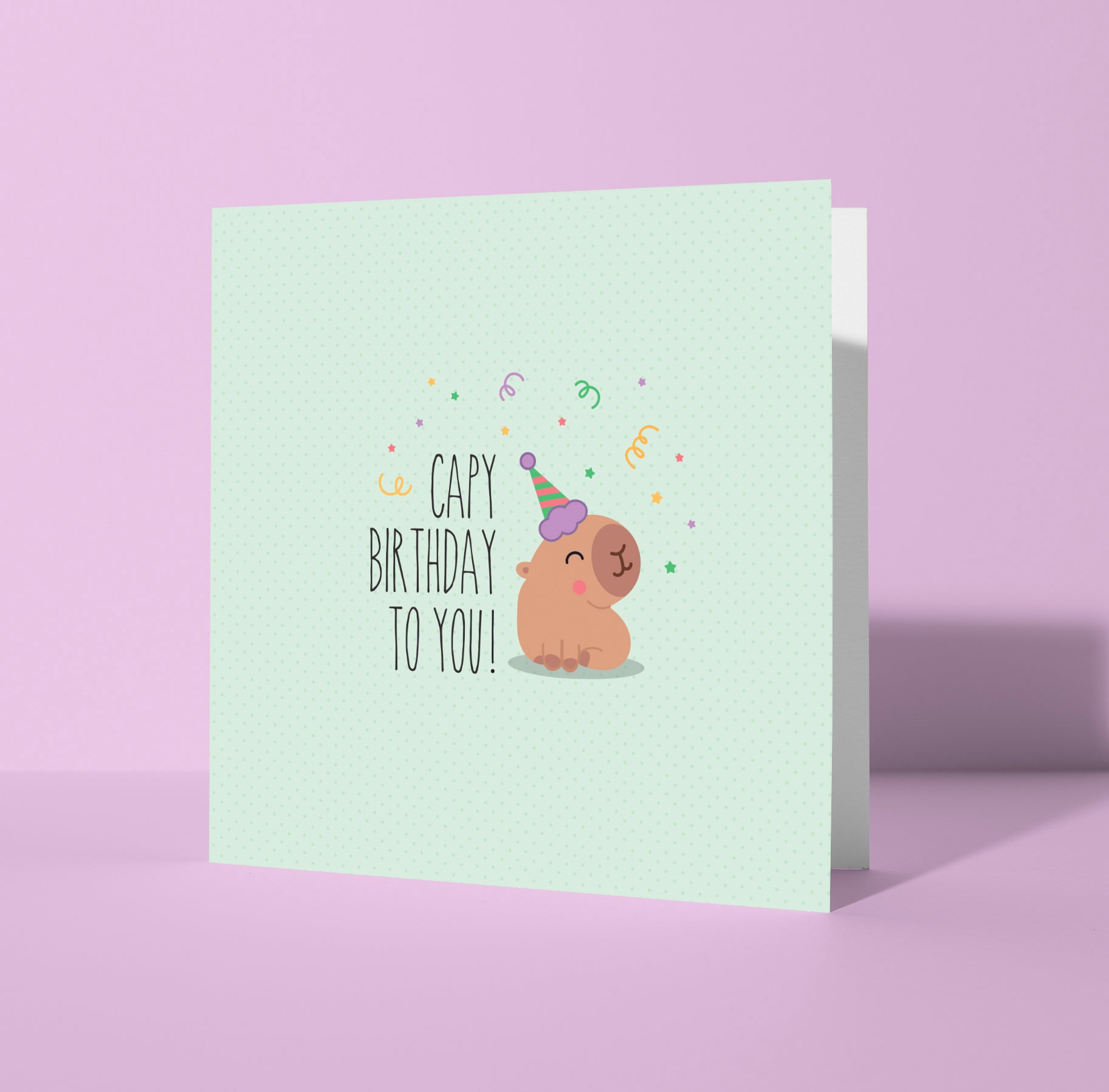 Capy birthday to you! Greeting card