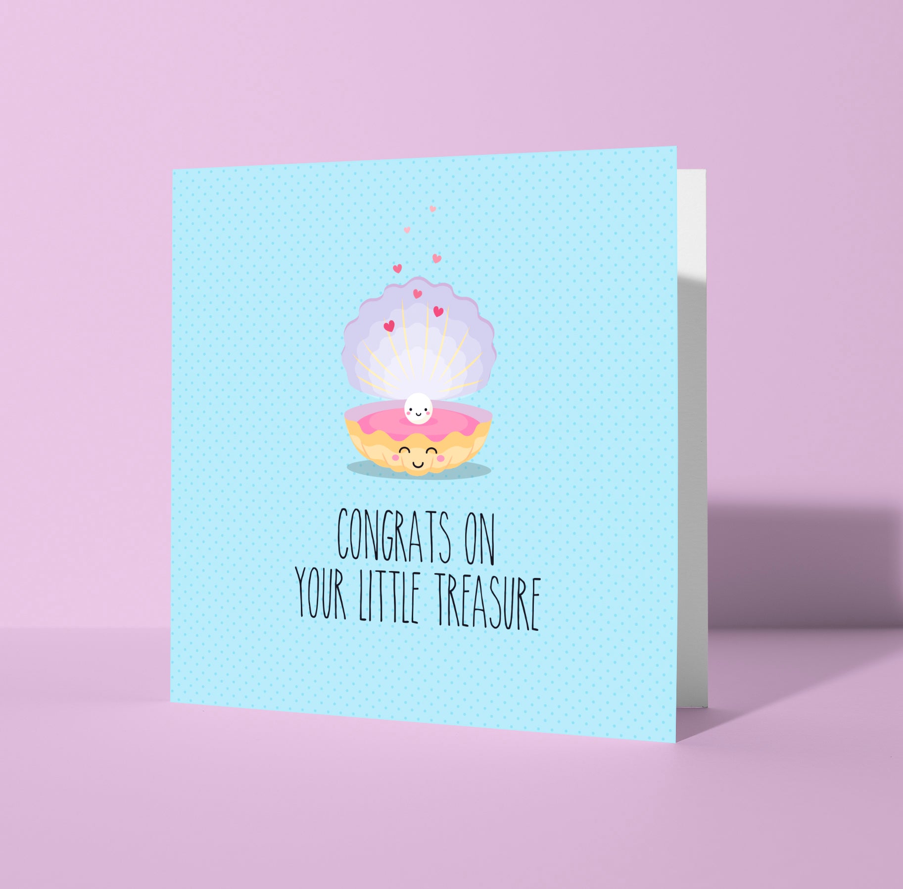 Congrats on your little treasure - Greeting card