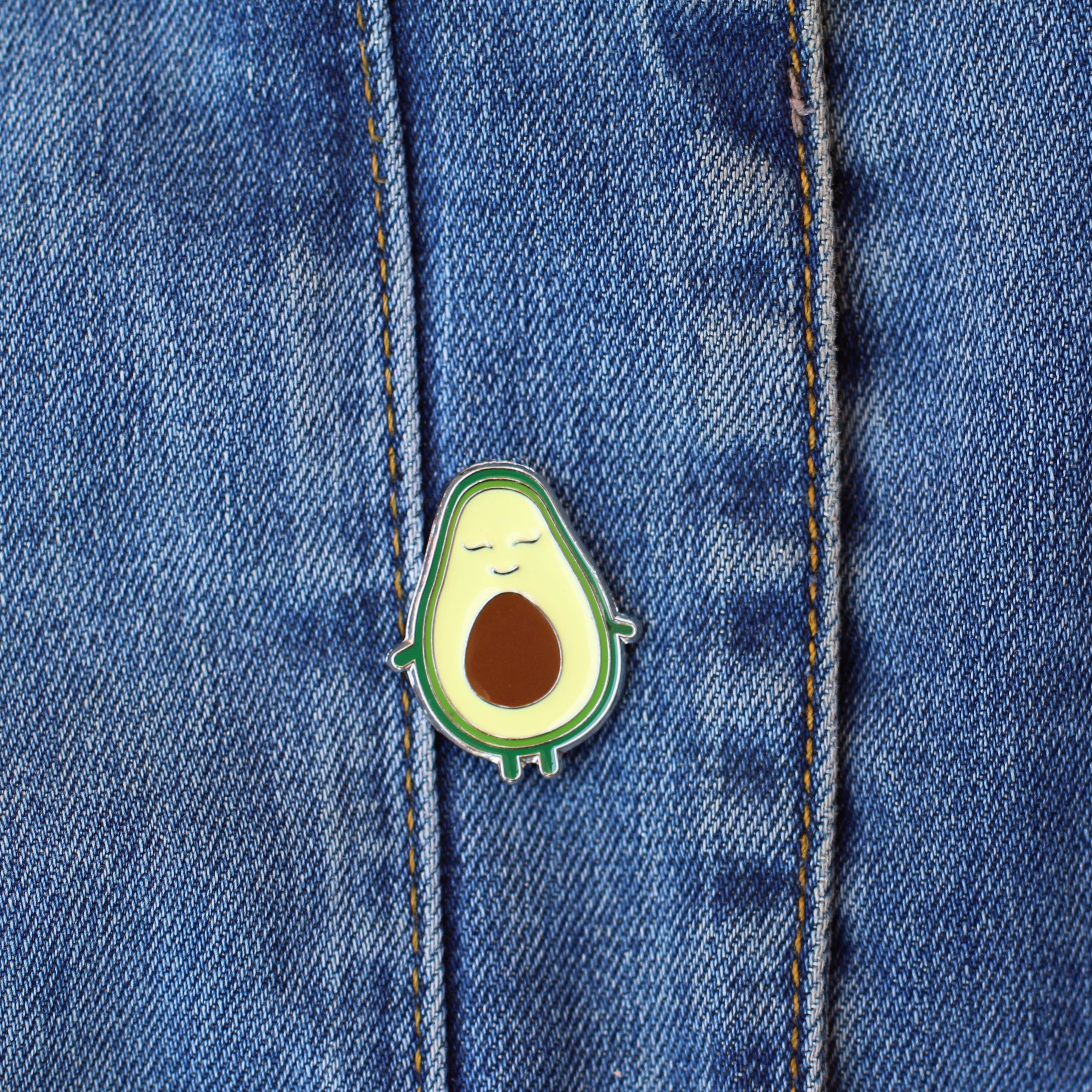 Avocado Enamel Pin