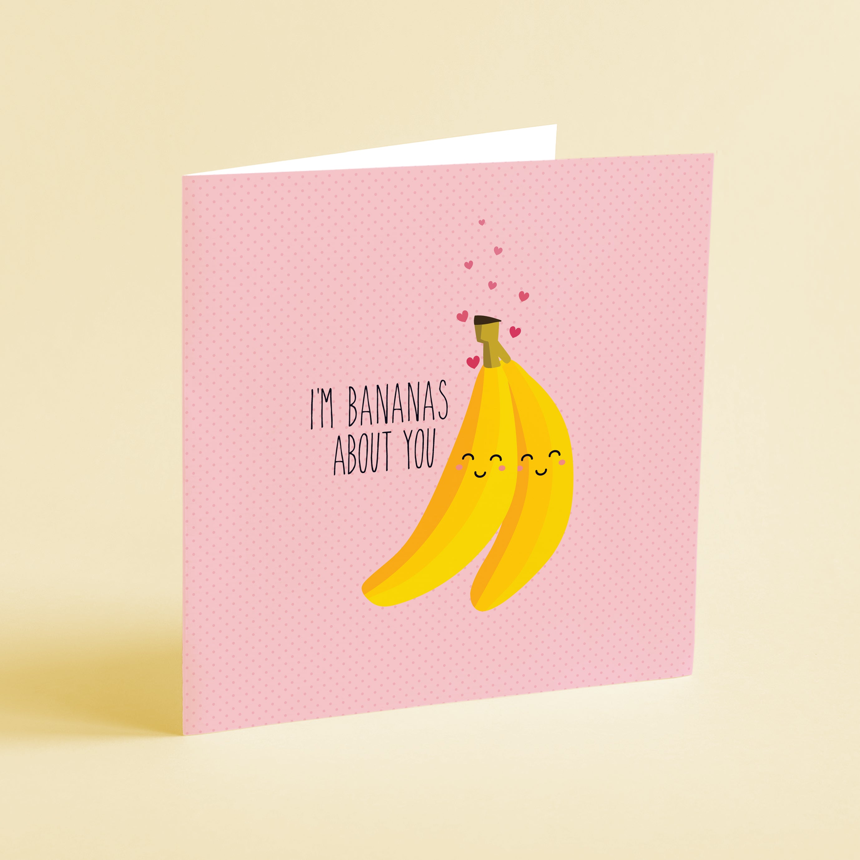 I'm Bananas about you - Greeting card