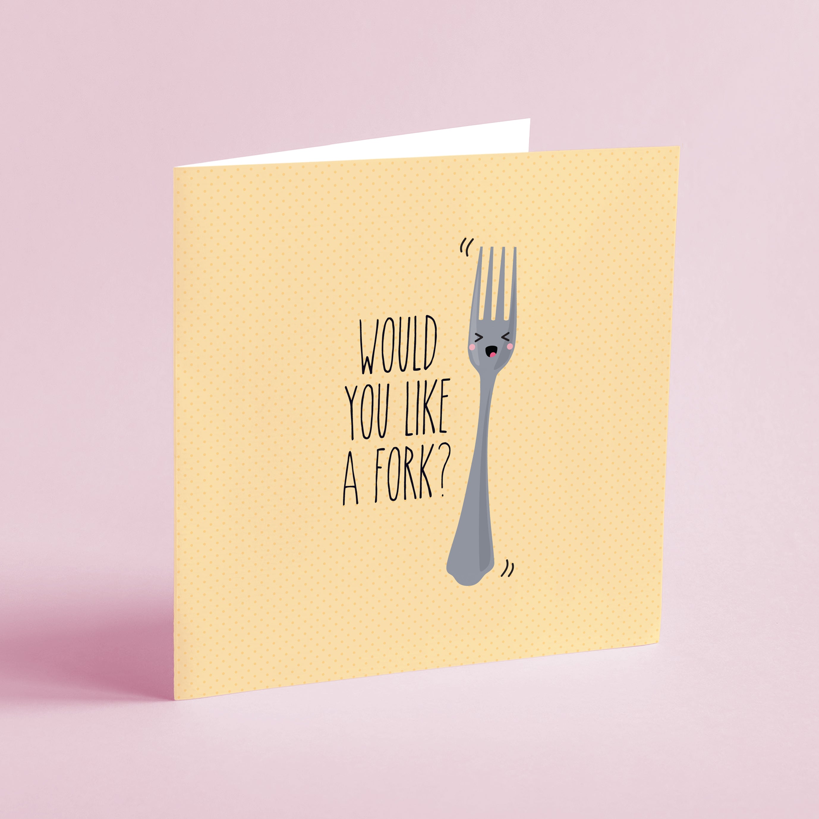 Would You Like a Fork - Greeting card