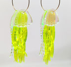 Jellyfish Earrings - Irisdescent/Fluro Yellow