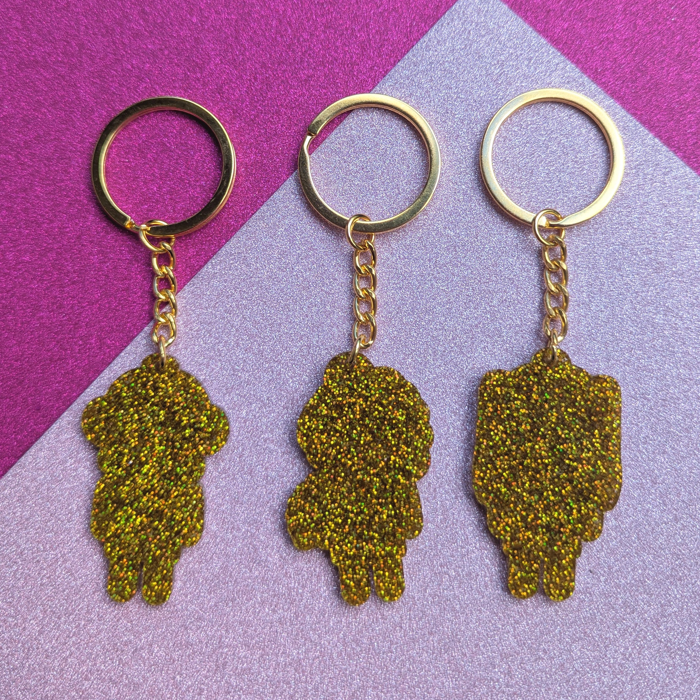 3 PACK K-Pop Demon Hunters Key chains (Limited Edition)