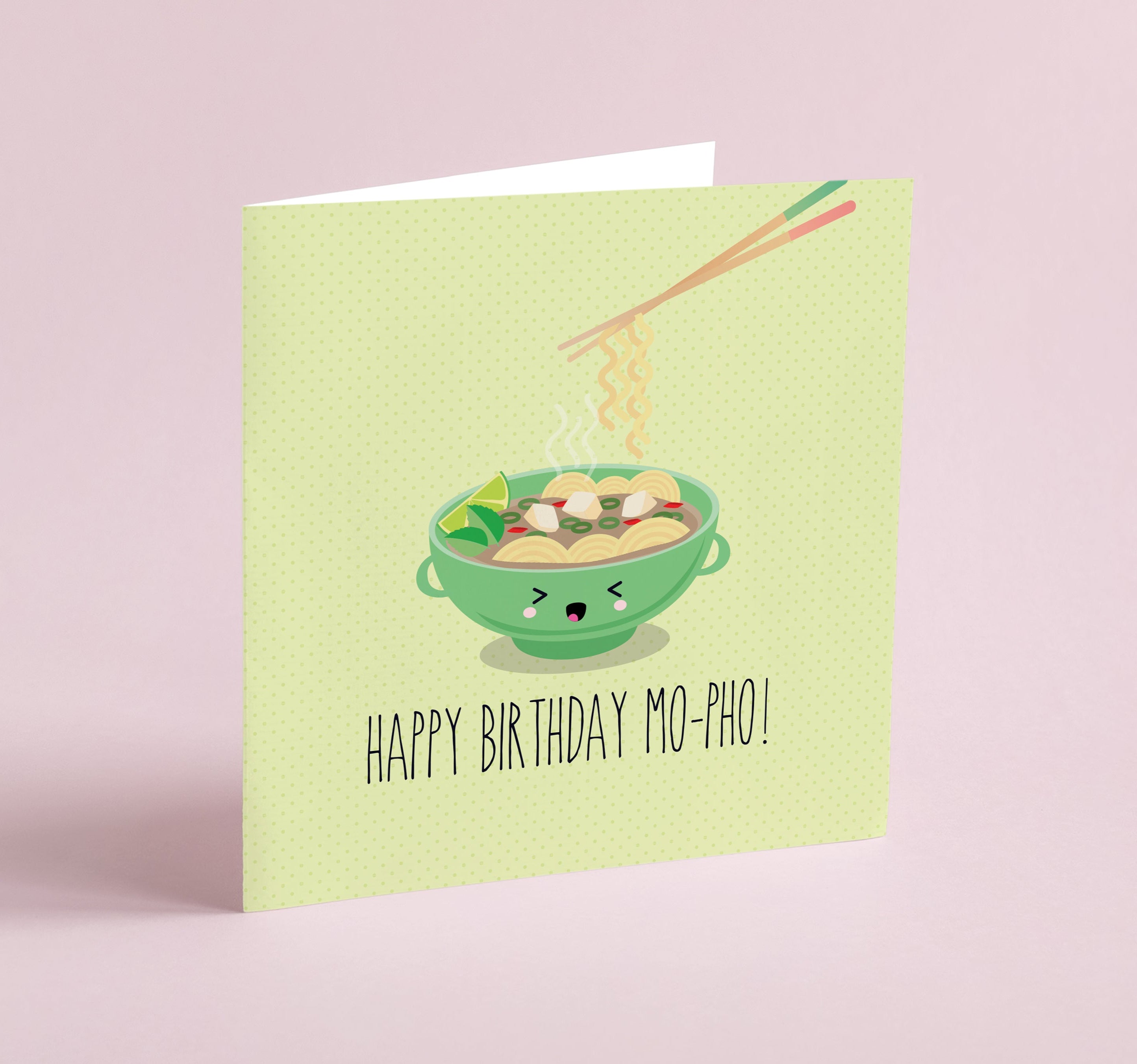Happy Birthday Mo-Pho! Greeting card
