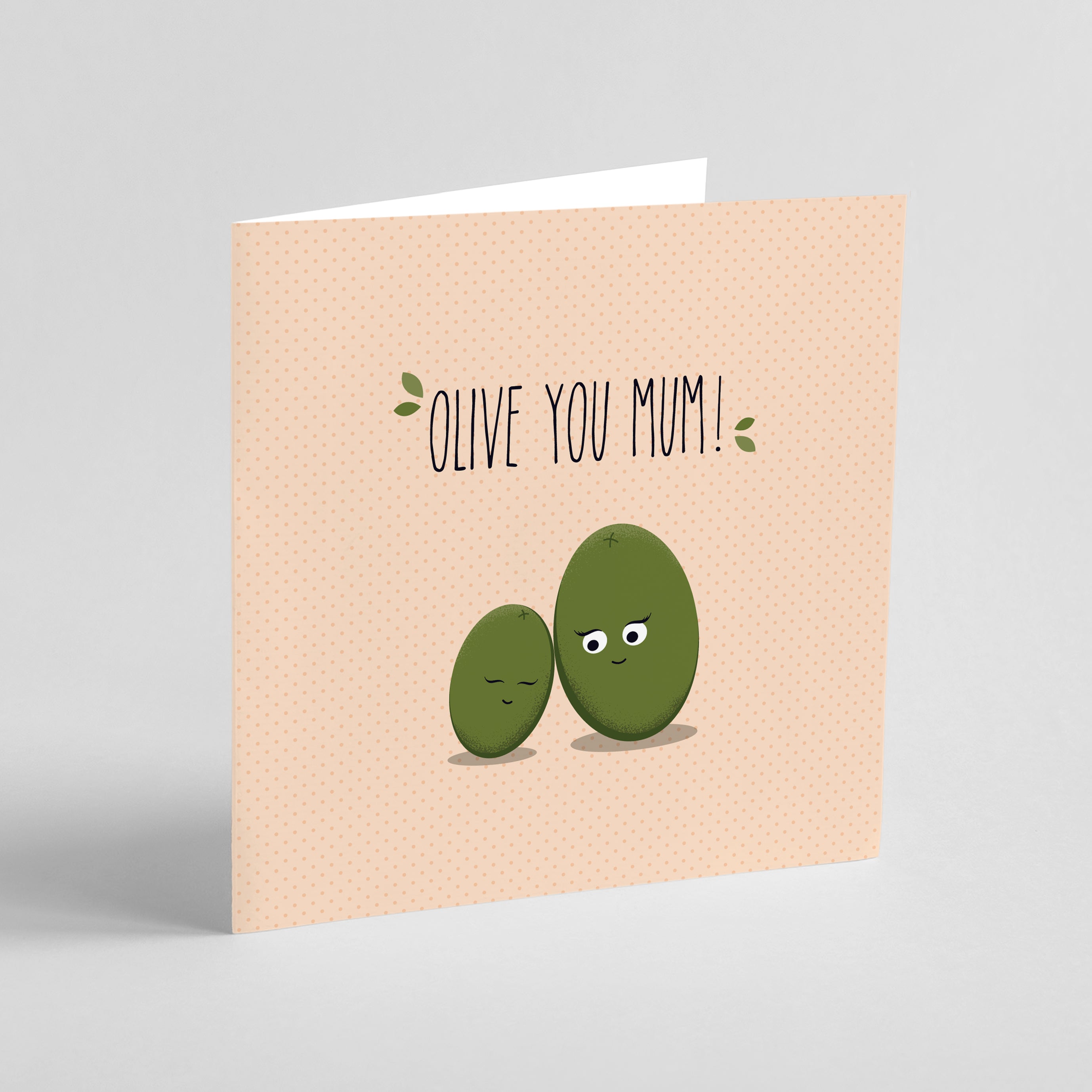 Olive You Mum! Greeting card