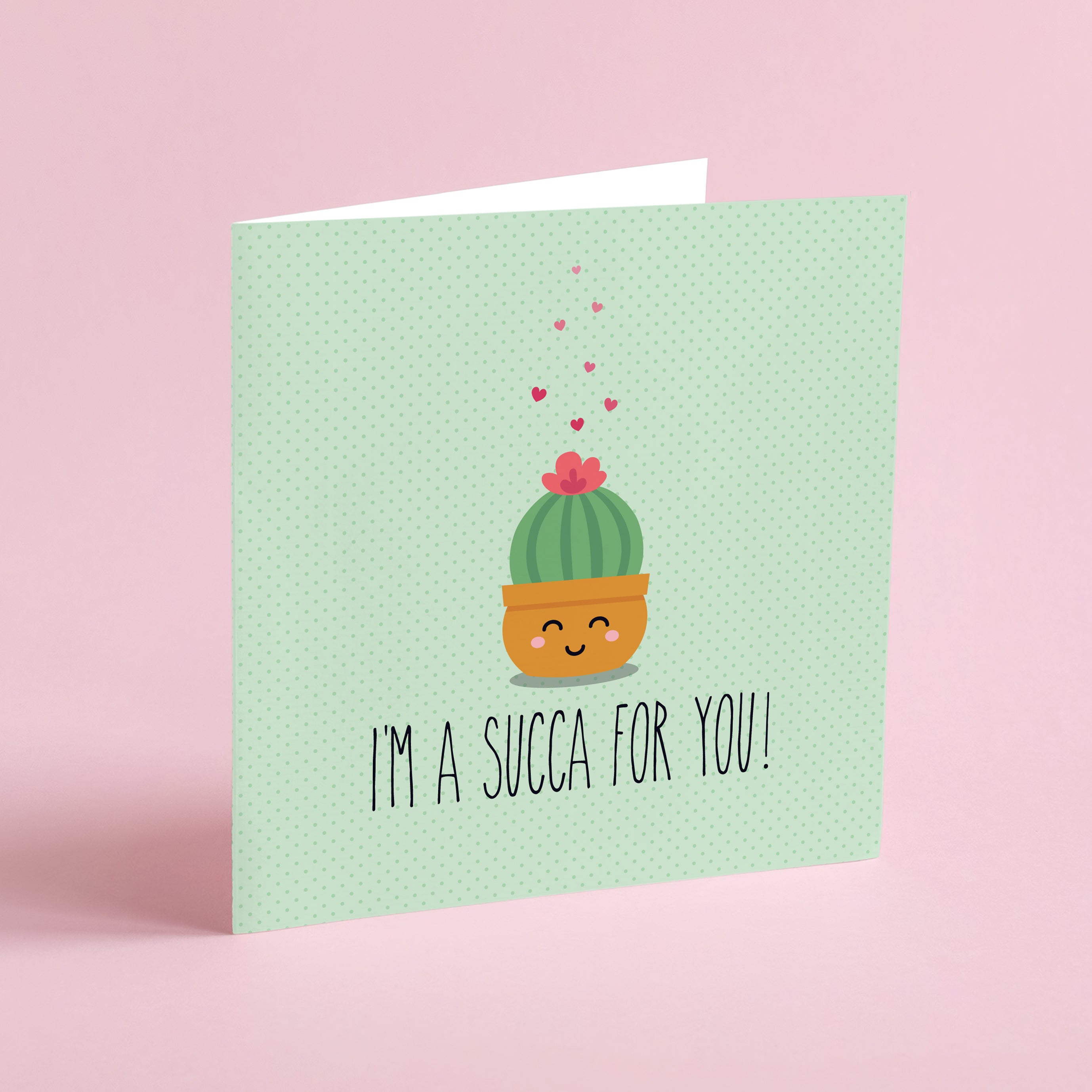 I'm a Succa For You! Greeting card