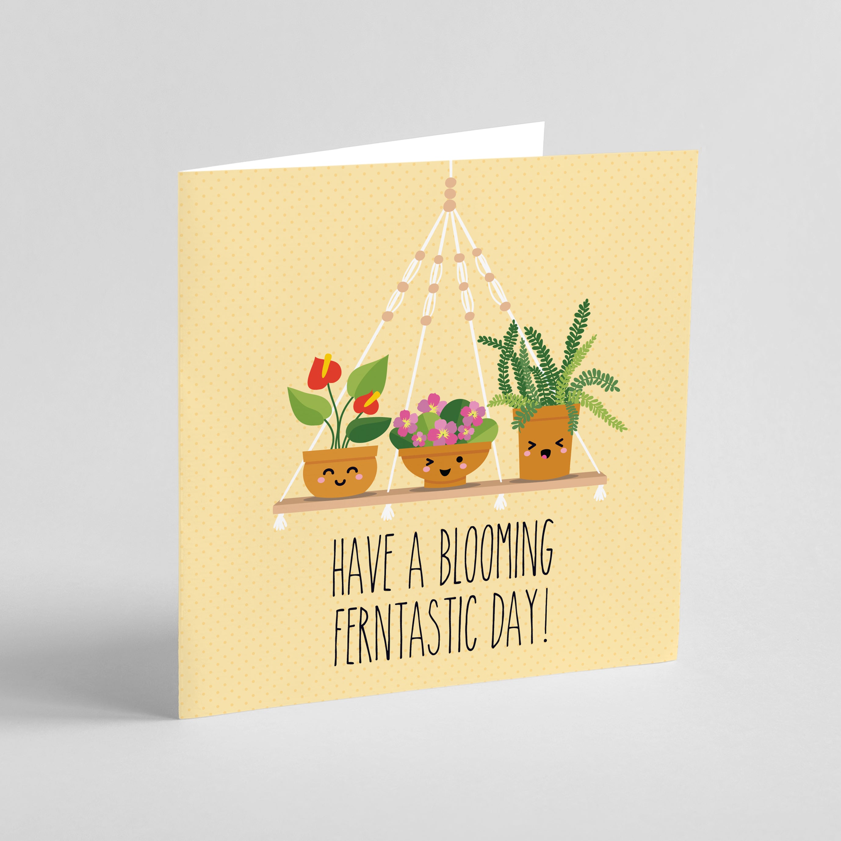 Have a Blooming Ferntastic Birthday! Greeting card
