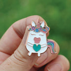 Unicorn enamel pin