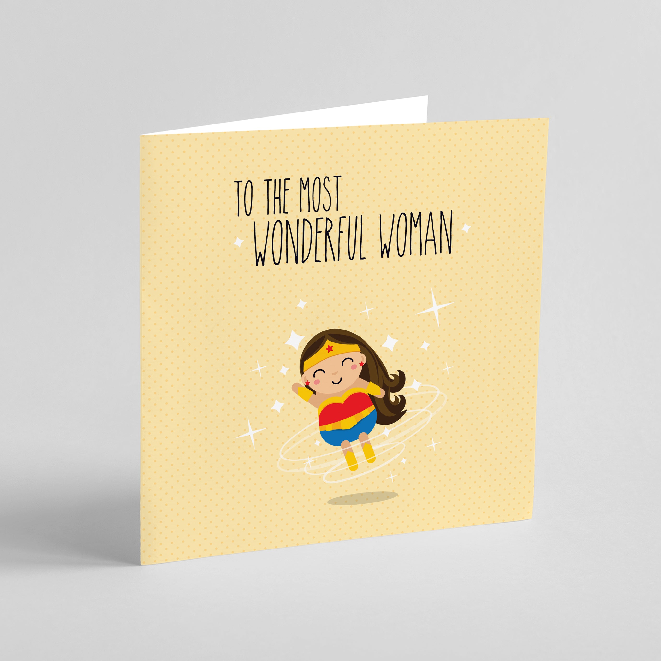 To the Most Wonderful Woman! Greeting card